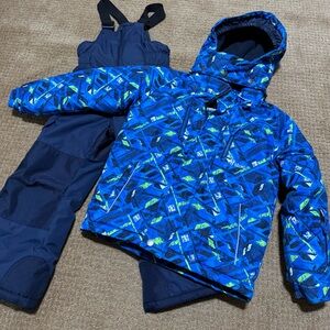 Stoic Ski Geometric Winter Jacket and Pants Set